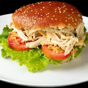 PAN CON POLLO